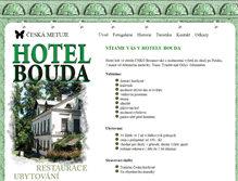 Tablet Screenshot of hotelbouda.cz